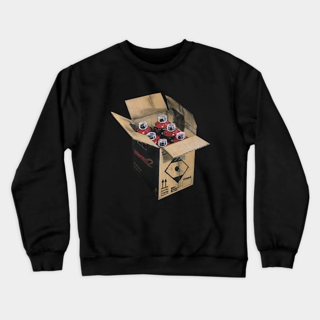 Case of Hardcore Crewneck Sweatshirt by raggraphx